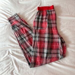 PINK Victoria’s Secret Red Plaid Sleepwear Pants Size XS